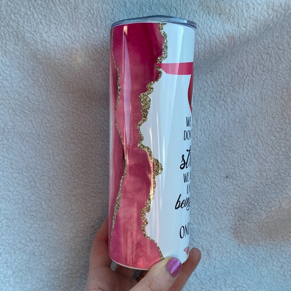 Breast Cancer 20oz. Tumbler NWT Handmade - Picture 6 of 10